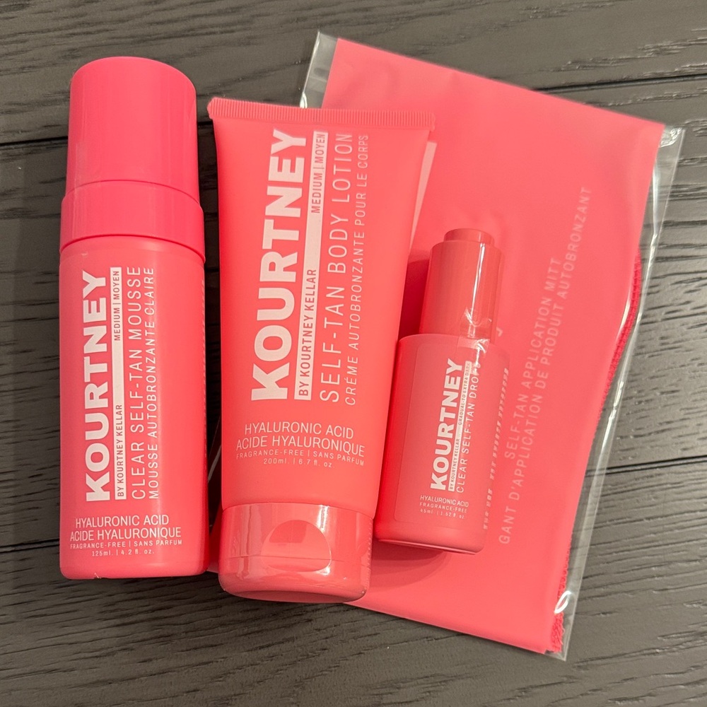 Kourtney Kellar Self-Tan Mousse and Lotion Set